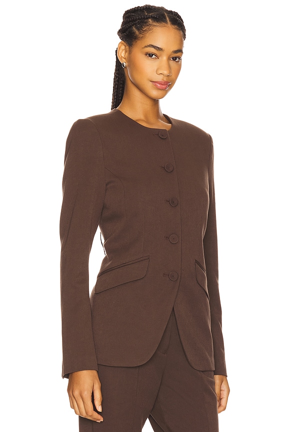 view 2 of 4 CHAQUETA VICTORIA in Coffee