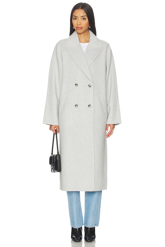 view 2 of 4 Luca Coat in Light Gray