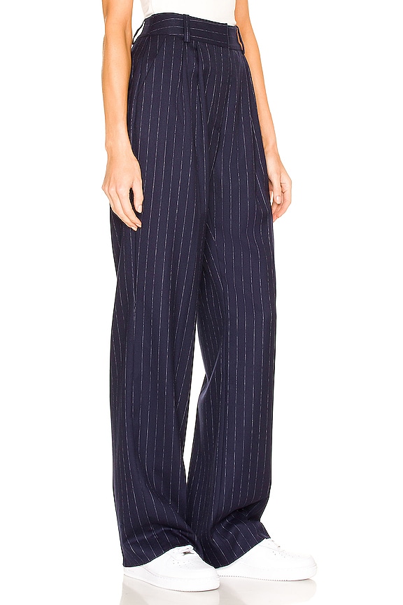 view 2 of 4 The Favorite Pant in Navy Pinstripe