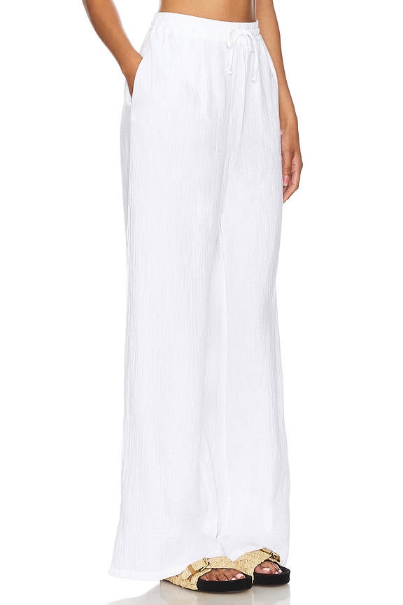 view 2 of 4 The Slip It On Pant in White