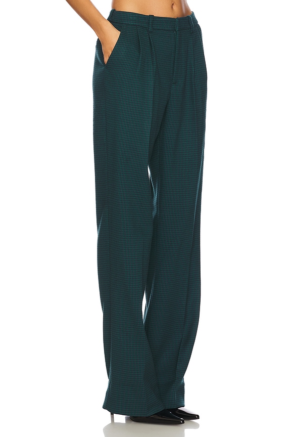 view 2 of 6 LOW FAVORITE パンツ in Juniper Houndstooth