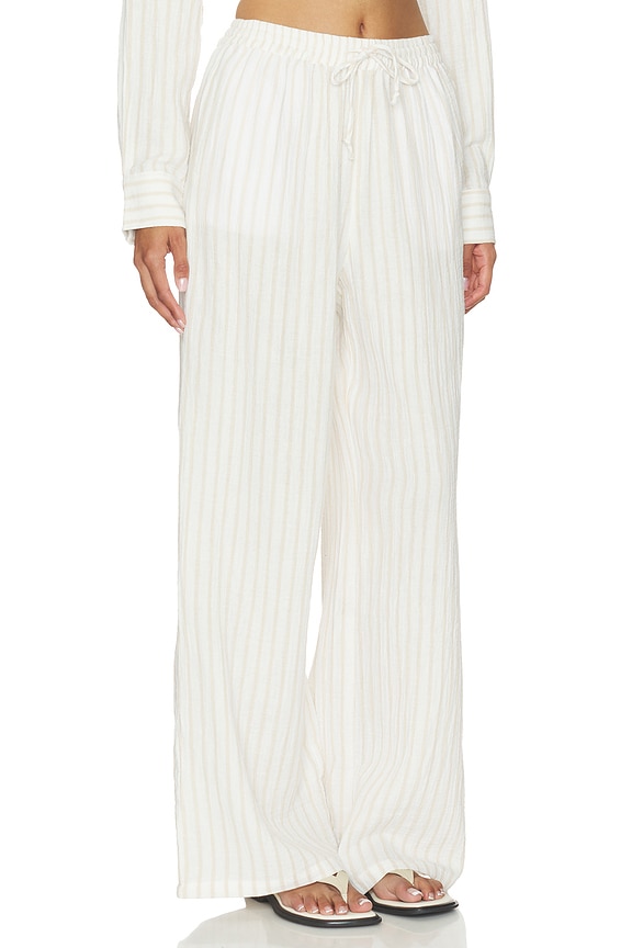 view 2 of 6 PANTALÓN THE SLIP IT ON in Light Khaki Stripe