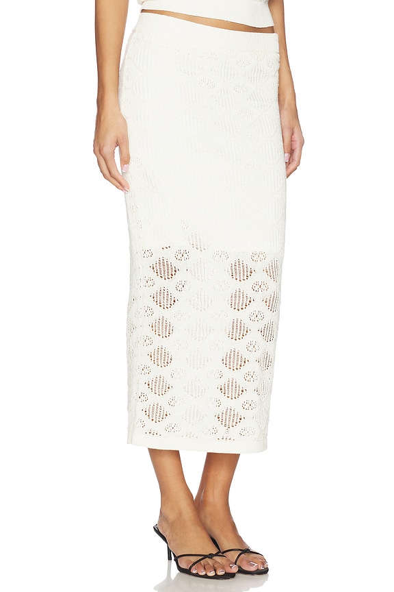 view 2 of 6 JUPE MIDI THE COURTSIDE in Ivory