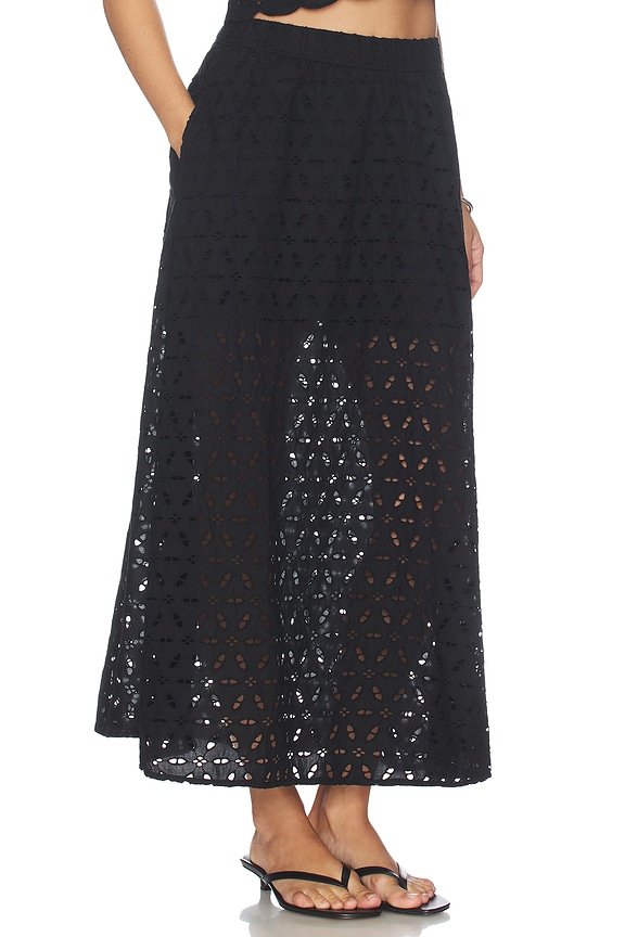 view 2 of 6 The Pretty Please Skirt in Black
