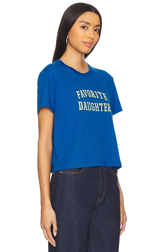 view 2 of 4 ФУТБОЛКА CROPPED COLLEGIATE in Sapphire