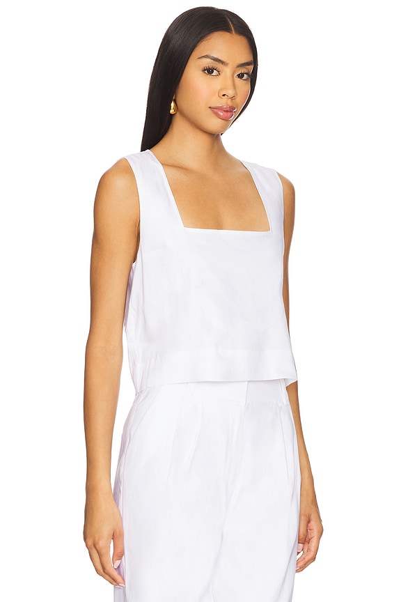 view 2 of 4 The Abby Top in White