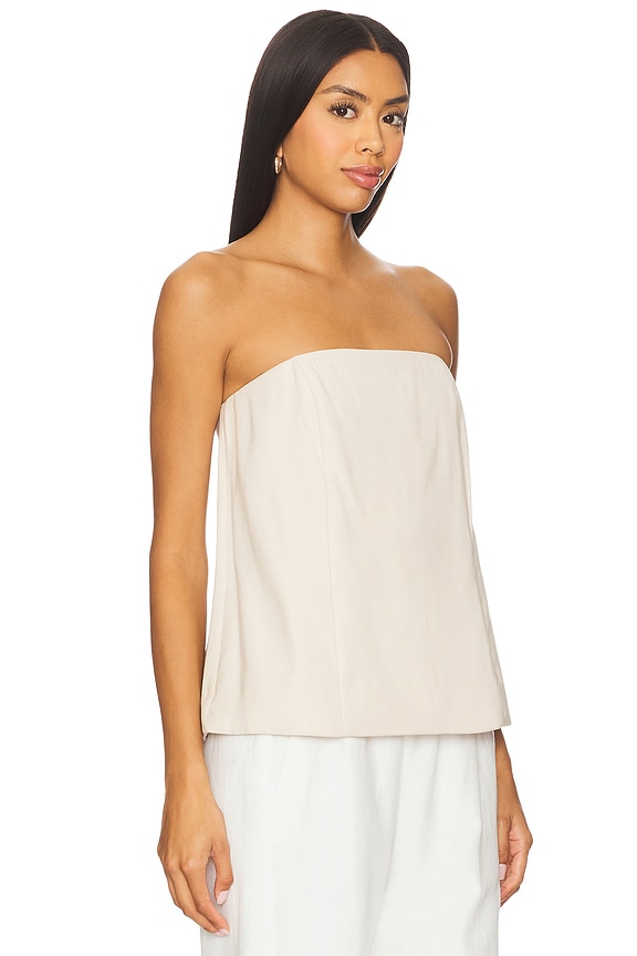 view 2 of 4 The Olivia Bustier Top in French Oak