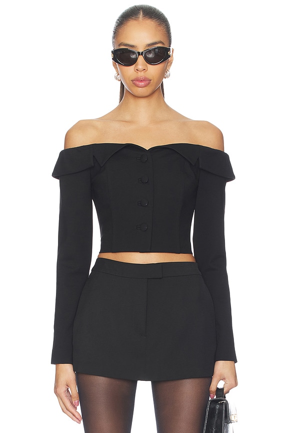 view 1 of 4 THE PAYBACK トップ in Black