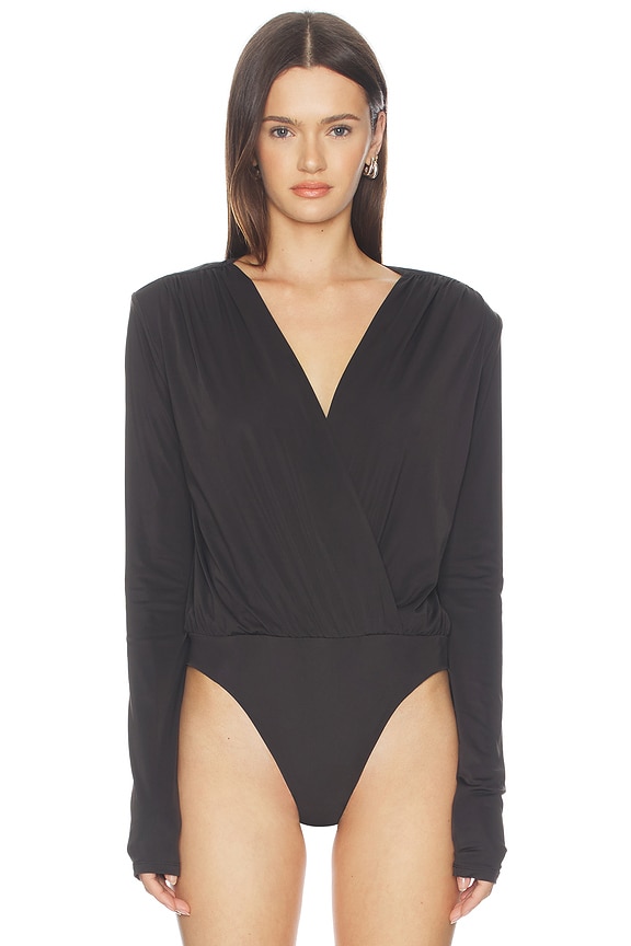 view 2 of 5 The Slinky Date Blouse in Espresso