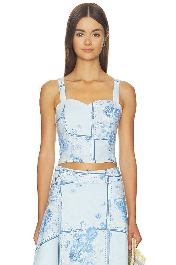 view 1 of 4 The There For You Top in Floral Scarf