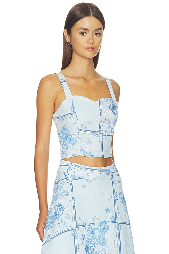 view 2 of 4 The There For You Top in Floral Scarf