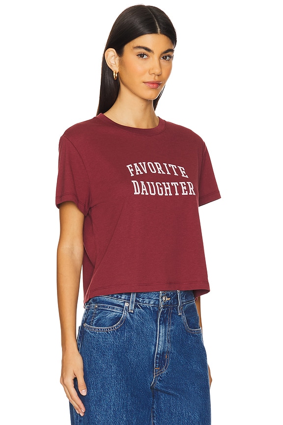 view 2 of 4 CAMISETA CROPPED COLLEGIATE in Sangria Nights