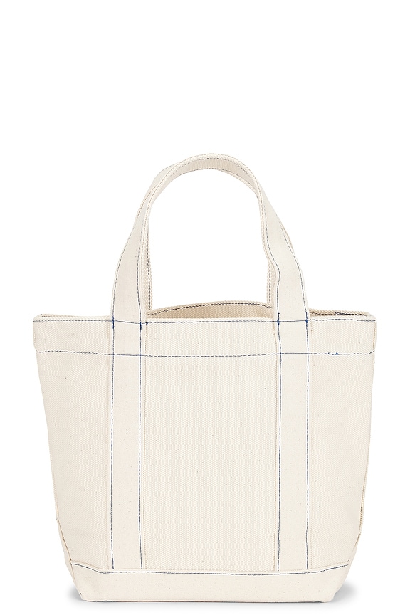 view 2 of 4 The Canvas Minnie Tote Bag in Natural & Royal Blue
