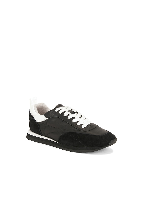 view 2 of 6 Sophia Sneaker in Black & Snow White