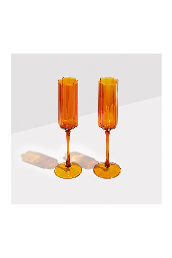 view 2 of 3 LUNETTES DE SOLEIL WAVE FLUTES in Amber
