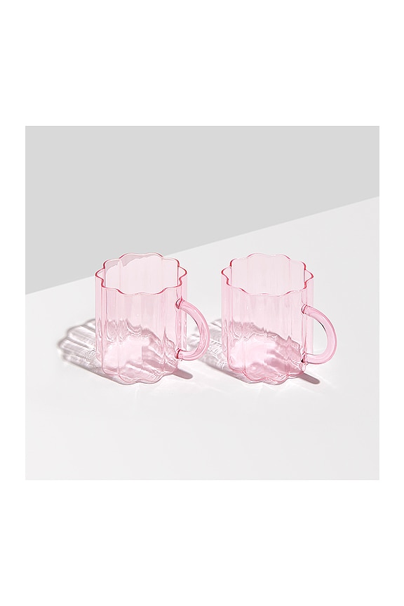 view 2 of 2 TAZAS WAVE MUGS in Pink