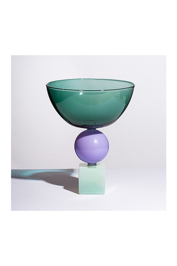 view 2 of 3 GEO BOWL ゲオボウル in Teal, Lilac, & Jade