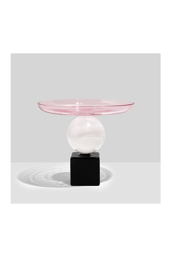 view 2 of 2 GEO CAKE STAND ケーキスタンド in Pink, White, & Black
