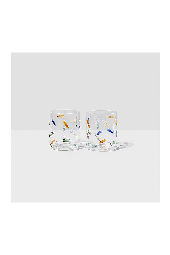 view 2 of 3 Confetti Glasses Set Of 2 in 