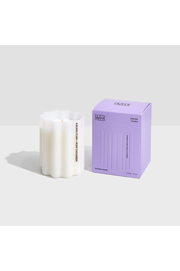 view 2 of 2 Wave Candle in Kakadu Plum & Bush Cucumber