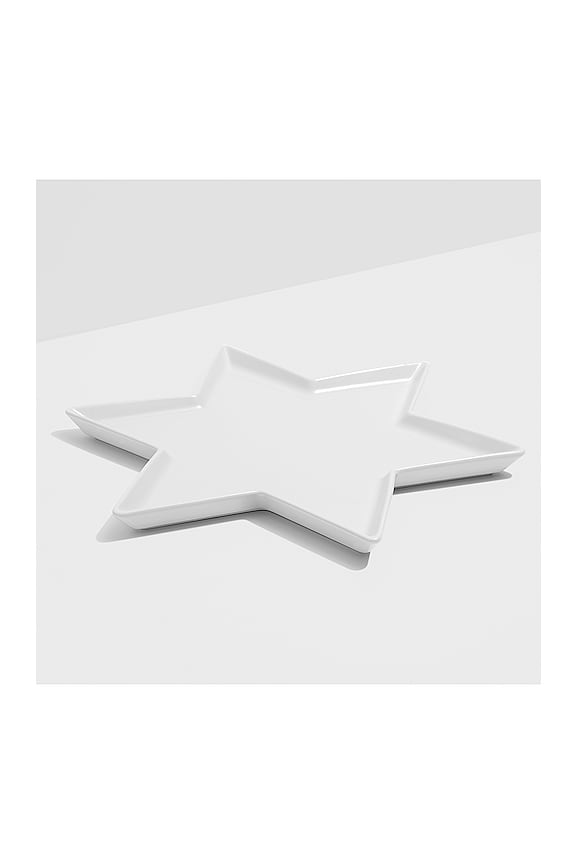 view 2 of 3 БЛЮДО CERAMIC STAR PLATTER in White