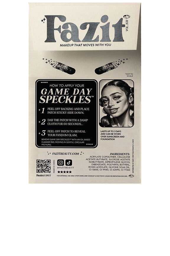 view 2 of 7 ARTE CORPORAL GAME DAY SPECKLES in Black