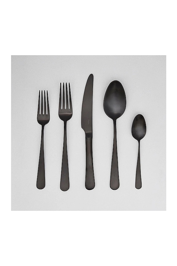 view 2 of 2 FLATWARE SET フラットウェアセット in Matte Black