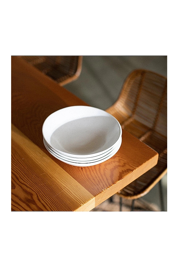 view 2 of 2 The Pasta Bowls Set of 4 in Speckled White