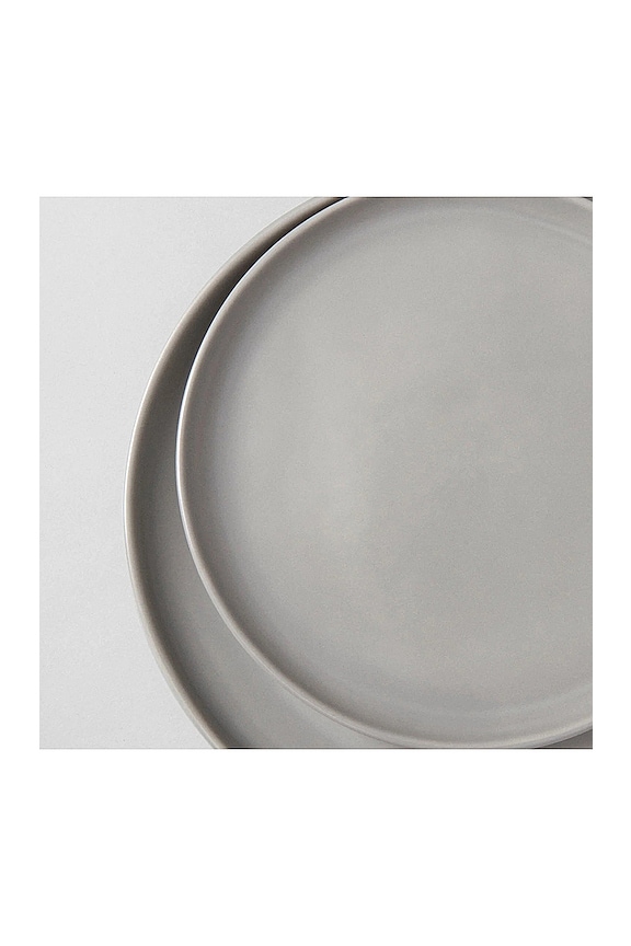 view 2 of 3 PLATOS THE DESSERT PLATES in Dove Grey
