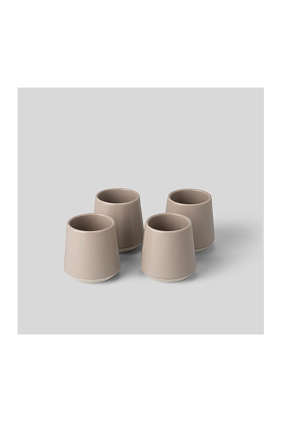 view 2 of 2 The Cups Set of 4 in Desert Taupe