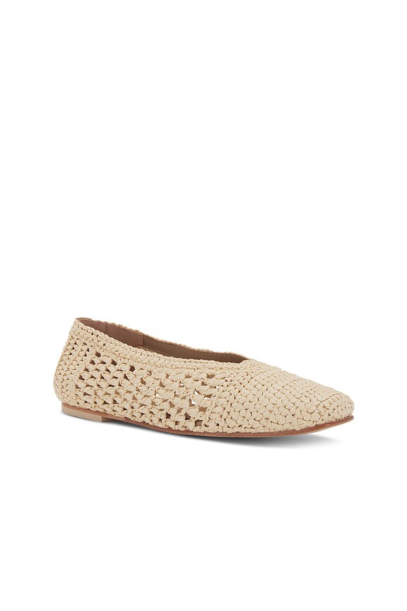 view 2 of 5 ZAPATO PLANO JESSIE in Natural Raffia