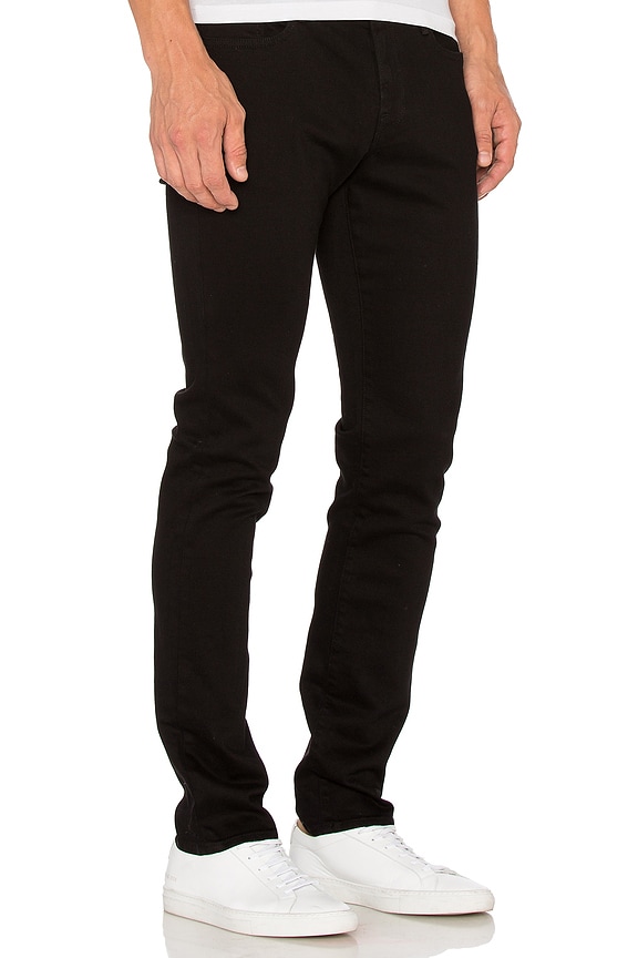 view 2 of 4 L'HOMME スキニーデニム in Noir