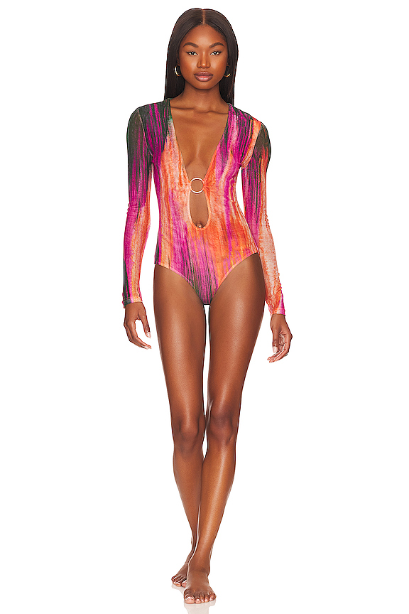 view 2 of 4 Leena Set in Pink Lagoon