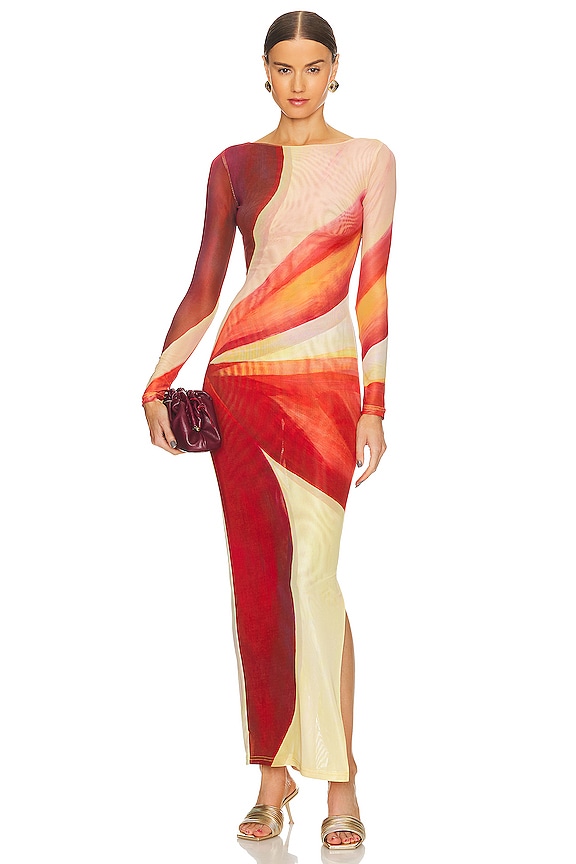 view 1 of 3 ROMY 원피스 in Scarlet Cream