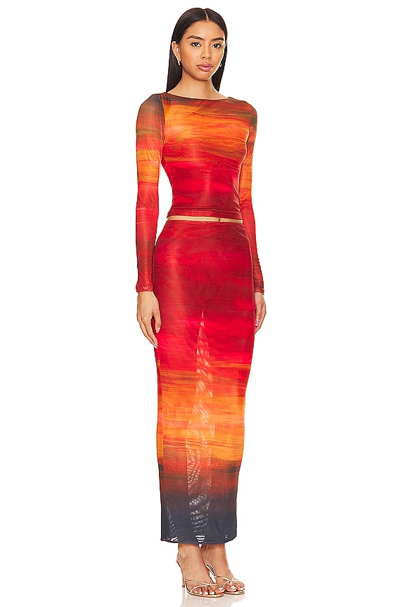 view 2 of 3 LOT CLEO in Crimson Haze