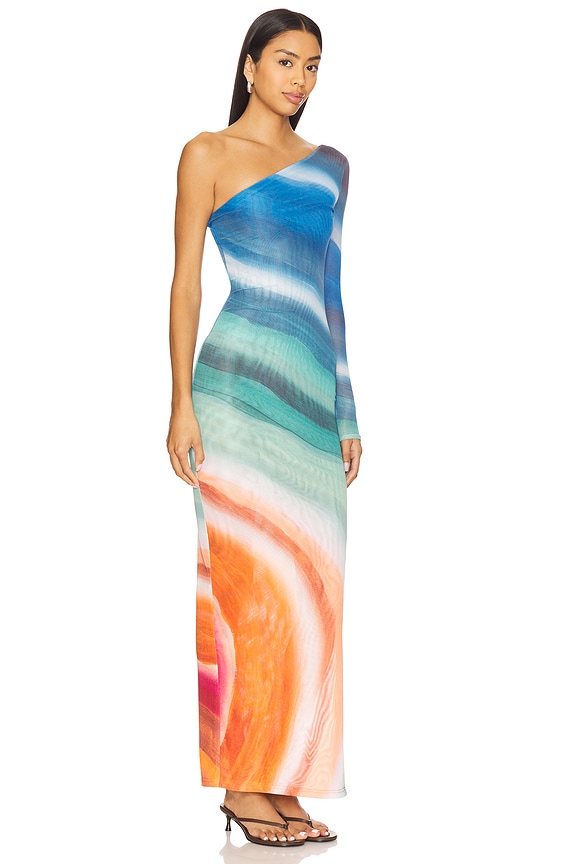 view 2 of 4 Selene One Shoulder Dress in Multi