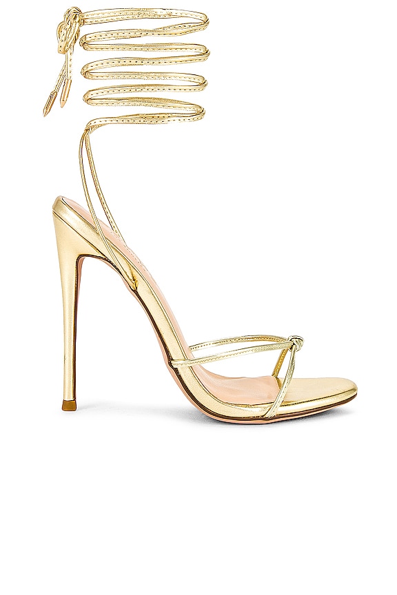 FEMME LA Athens Sandal in Golden | REVOLVE