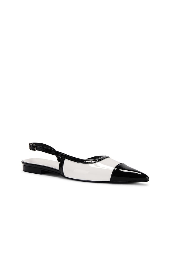 view 2 of 5 Cheri Slingback in Blanc & Noir