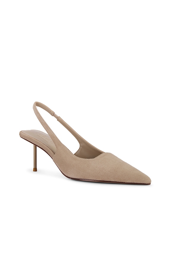 view 2 of 5 G55 Slingback Pump in Suede Sand