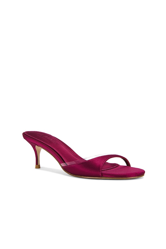 view 2 of 5 Capri Slipper in Wine Satin