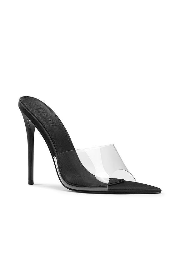 view 2 of 4 Gianni Satin Mule in Black