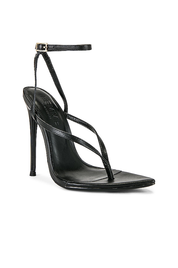 view 2 of 5 SANDALES EFFIE HEELED in Black