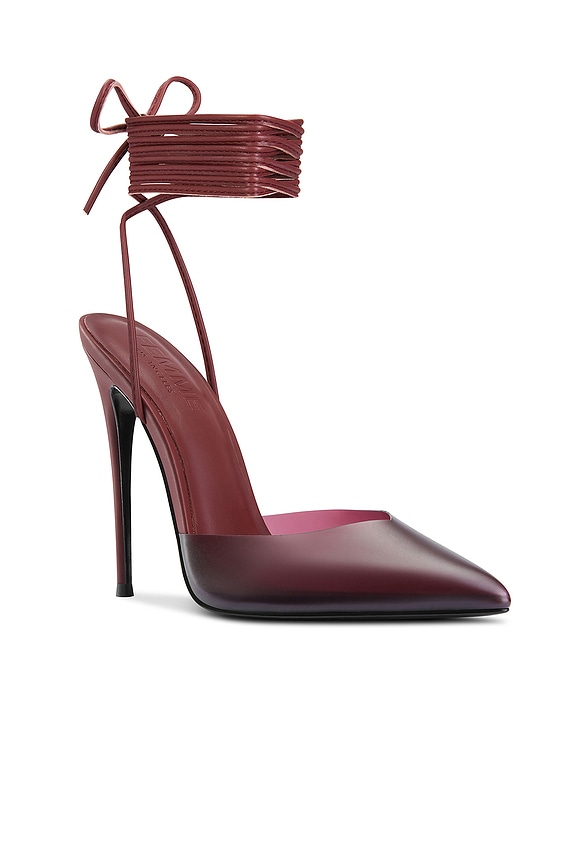 view 2 of 3 BOMBA LUISA LACE UP in Smoked Cherry