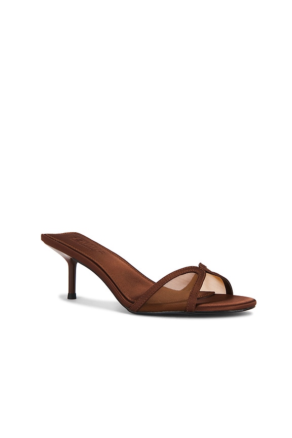 view 2 of 5 SANDALIA CON TACÓN MONACO in Brown