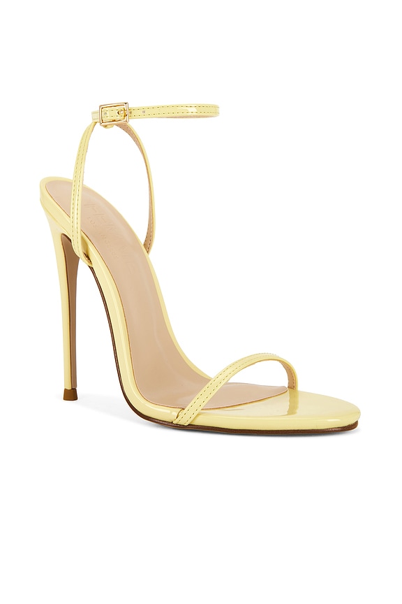 view 2 of 5 SANDALIA DE TACÓN CON TIRA AL TOBILLO NECESSARY in Limoncello