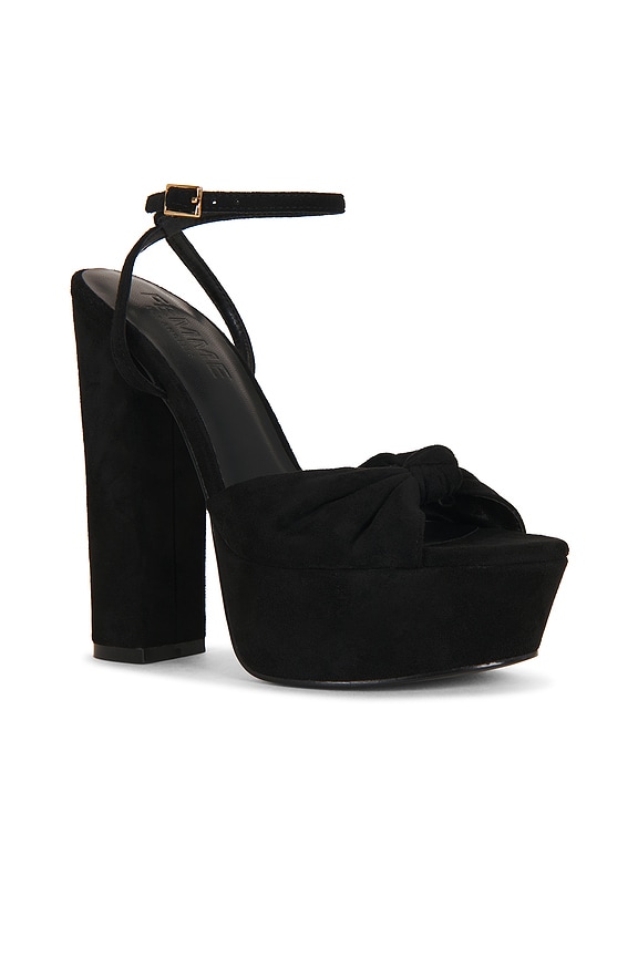 view 2 of 5 Janis Platform in Black Suede