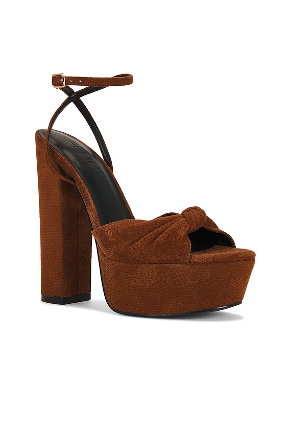 view 2 of 5 Janis Platform in Coco Suede