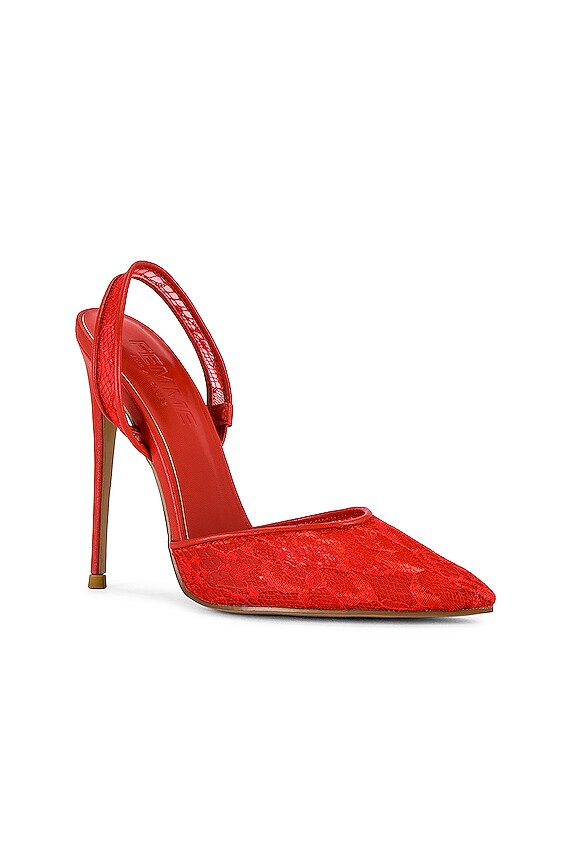 view 2 of 5 MACALLAN SLINGBACK パンプス in Red Lace