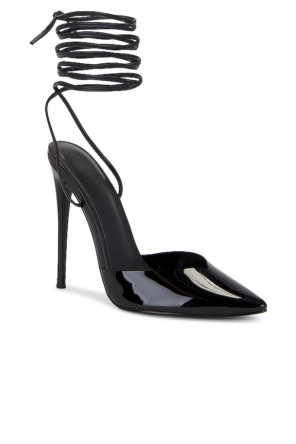 view 2 of 5 Luisa Lace-Up Pump in Nero