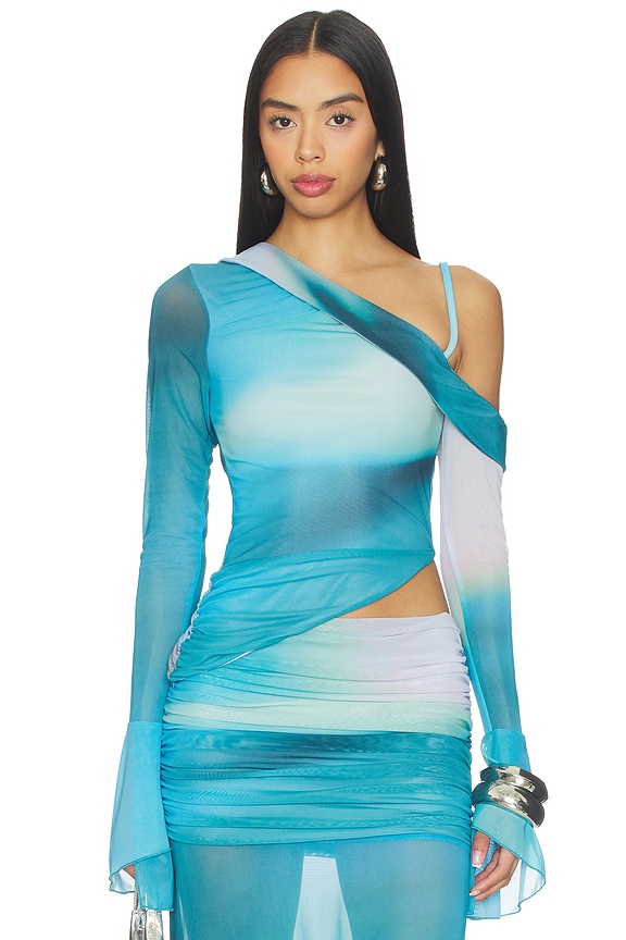 view 1 of 5 Susurro Top in Bleu